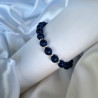 Bracelet unisex Camille bleu marine